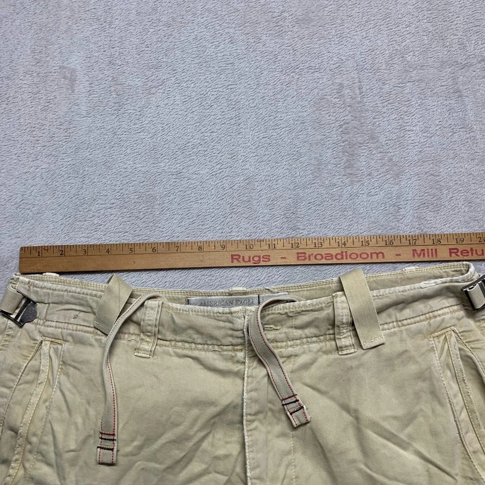 Vintage AE American‎ Eagle Mens 38 Distressed Cargo Short Heavy Weight Y2K